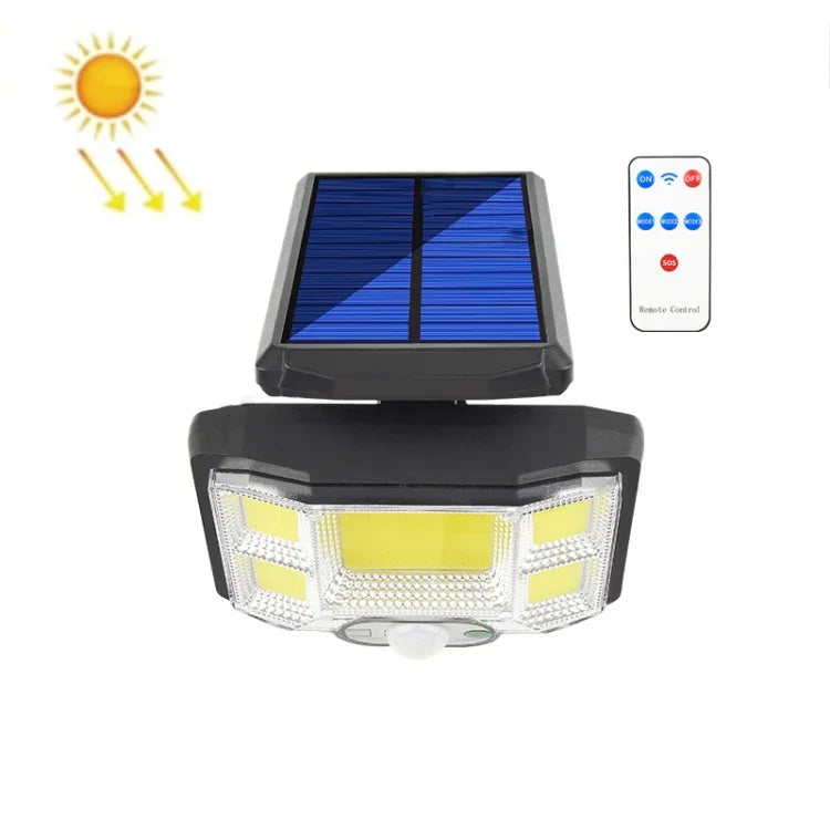 TG-TY085 Solar Outdoor Human Body Induction Wall Light Household Garden Waterproof Street Light wIth Remote Control, Spec:, 96 LED Integrated, 96 COB Integrated, 96 LED Separated, 96 COB Separated, 168 LED  Integrated, 168 COB  Integrated              ...