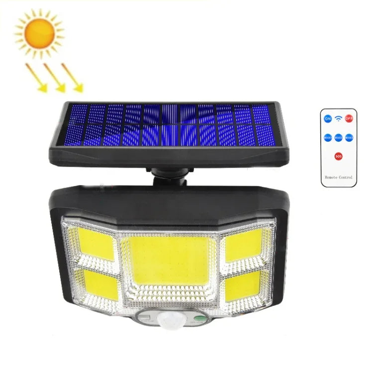 TG-TY085 Solar Outdoor Human Body Induction Wall Light Household Garden Waterproof Street Light wIth Remote Control, Spec:, 96 LED Integrated, 96 COB Integrated, 96 LED Separated, 96 COB Separated, 168 LED  Integrated, 168 COB  Integrated              ...