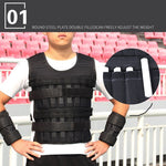 Sport Vest Leg And Arm Weight-Bearing Straps Fitness Training Weighting Equipment, Spec: 1kg Vest, 1kg Vest, 3kg Vest, 5kg Vest, 10kg Vest, 15kg Vest, 10kg Suit, 15kg Suit