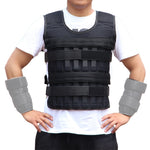 Sport Vest Leg And Arm Weight-Bearing Straps Fitness Training Weighting Equipment, Spec: 1kg Vest, 1kg Vest, 3kg Vest, 5kg Vest, 10kg Vest, 15kg Vest, 10kg Suit, 15kg Suit