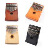 17-Tone Thumb Piano Kalimba Beginners Introduction Finger Piano, Brown, Brown Kit, Yellow, Yellow Kit, Wooden, Wooden Kit, Black, Black Kit