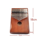 17-Tone Thumb Piano Kalimba Beginners Introduction Finger Piano, Brown, Brown Kit, Yellow, Yellow Kit, Wooden, Wooden Kit, Black, Black Kit