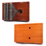 17-Tone Thumb Piano Kalimba Beginners Introduction Finger Piano, Brown, Brown Kit, Yellow, Yellow Kit, Wooden, Wooden Kit, Black, Black Kit