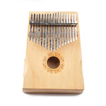 17-Tone Thumb Piano Kalimba Beginners Introduction Finger Piano, Brown, Brown Kit, Yellow, Yellow Kit, Wooden, Wooden Kit, Black, Black Kit