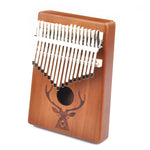 17-Tone Beginner Finger Piano Deer Head Kalimba Thumb Piano