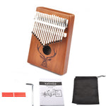 17-Tone Beginner Finger Piano Deer Head Kalimba Thumb Piano