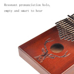 17-Tone Beginner Finger Piano Deer Head Kalimba Thumb Piano