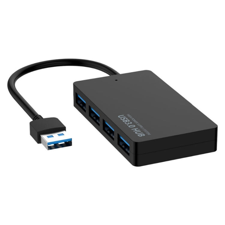 كابل محول USB بأربعة منافذ KYTC47 عالي السرعة، محطة إرساء USB متعددة الواجهات، أسود USB 3.0، أسود Type-C