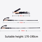 TUOBEIS TBS-006 Trekking Pole Ultra-Light Folding Trekking Mountain Climbing Crutch, TBS-006