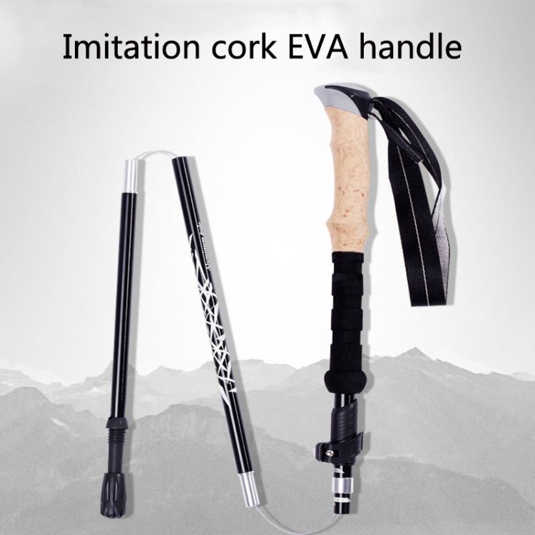 TUOBEIS TBS-006 Trekking Pole Ultra-Light Folding Trekking Mountain Climbing Crutch, TBS-006