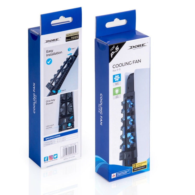DOBE TP5-1523  The Rear Blu-Ray Fan Host Cooling Fan For PS5, TP5-1523