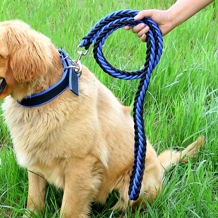 Dog Leash Braided Belt Pet Explosion-Proof Leash, Size:, M, L, XL