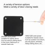 P093 Automatic Doorkeeper Telescher Door Closer Sliding Door Anti-Theft Box, Specification:, 2nd Generation Black All Glue 500g 1m, 2nd Generation White All Glue 500g 1m, 2nd Generation Black All Glue 800g 1m, 2nd Generation White All Glue 800g 1m     ...