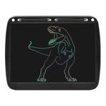 15inch Charging Tablet Doodle Message Double Writing Board LCD Children Drawing Board, Monochrome Lines (Blue), Monochrome Lines (Pink), Monochrome Lines (Black), Blue Colorful Lines (Blue), Colorful Lines (Pink), Colorful Lines (Black)