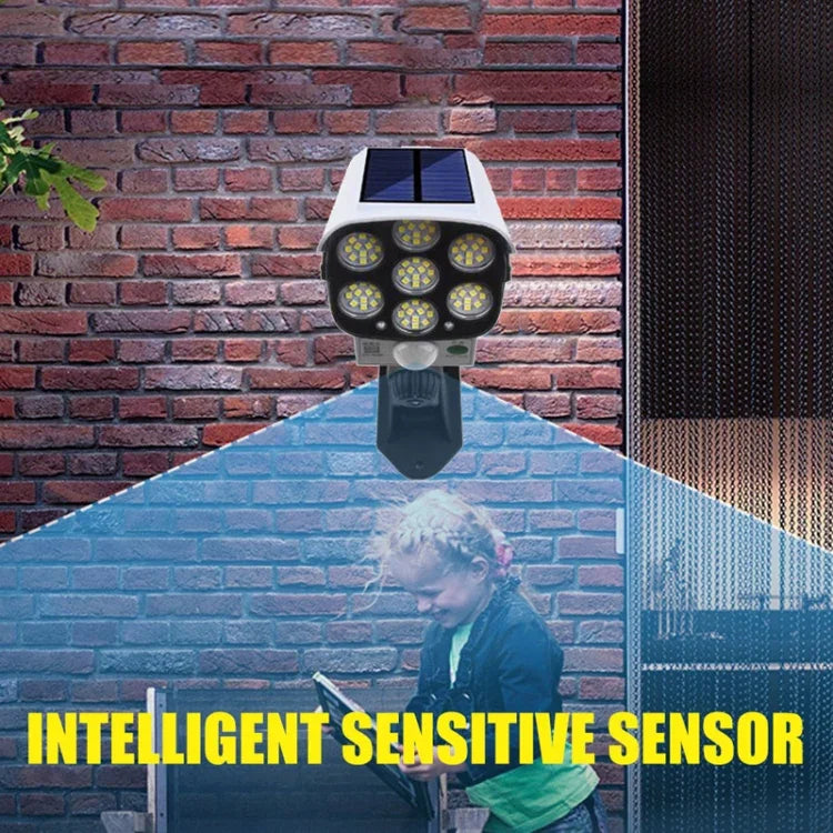 Solar Sensor LED Wall Light Simulation Surveillance Camera Glare Anti-Thief Street Lamp, Style:, Remote Control (35LED White), Remote Control (35LED Black), 35LED (Black), Remote Control (42LED), Remote Control (77LED)