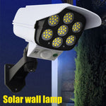 Solar Sensor LED Wall Light Simulation Surveillance Camera Glare Anti-Thief Street Lamp, Style:, Remote Control (35LED White), Remote Control (35LED Black), 35LED (Black), Remote Control (42LED), Remote Control (77LED)