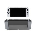DOBE Game Handle Transparent Crystal Case TPU Protective Cover For Switch OLED Console, TNS-1133C
