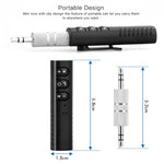 3.5mm Lavalier Bluetooth Audio Receiver with Metal Adapter, H-139 Black, H-139 Blue, H-139 Red, H-139 White, H-139 Green