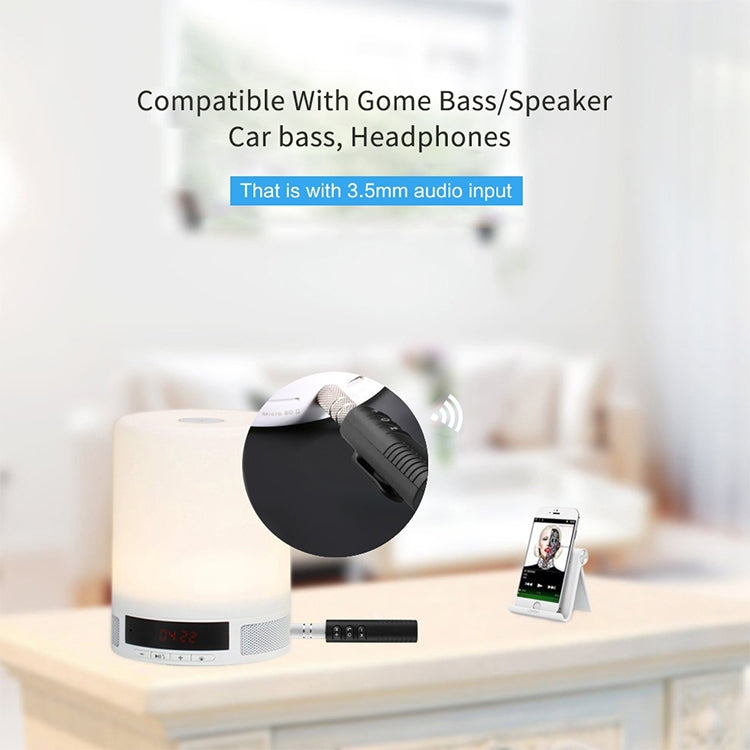 3.5mm Lavalier Bluetooth Audio Receiver with Metal Adapter, H-139 Black, H-139 Blue, H-139 Red, H-139 White, H-139 Green