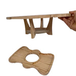 Outdoor Picnic Table Wooden Foldable Wine Rack, Foldable Table
