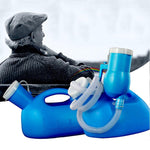 2000ML Travel Potty Baby Child Leakproof Portable Urinal Men with Cover Thickened Elderly Adult Large Capacity Night Pot, 2 PCS 2000ML(White), 2 PCS 2000ML(Blue)