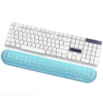 Baona Silicone Memory Cotton Wrist Pad Massage Hole Keyboard Mouse Pad, Style:, Mouse Pad (Blue), Mouse Pad (Gray), Mouse Pad (Black), Mouse Pad (Pink), Medium Keyboard Rest (Blue), Medium Keyboard Rest (Gray), Medium Keyboard Rest (Black)             ...