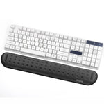 Baona Silicone Memory Cotton Wrist Pad Massage Hole Keyboard Mouse Pad, Style:, Mouse Pad (Blue), Mouse Pad (Gray), Mouse Pad (Black), Mouse Pad (Pink), Medium Keyboard Rest (Blue), Medium Keyboard Rest (Gray), Medium Keyboard Rest (Black)             ...