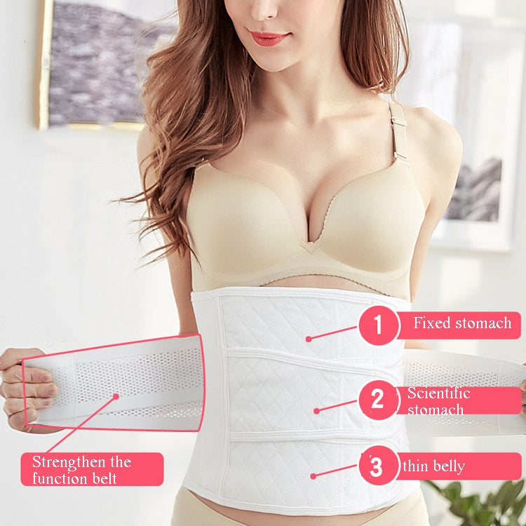 Cotton Gauze Postpartum Abdomen Belt Caesarean Section Normal Delivery Waist Belt Restraint Belt, M, L, XL, XXL