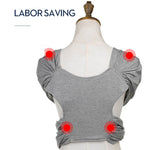 Baby Carrier Double Shoulder Front Holding Baby Carrier Portable Baby X Carrying Bag,Size:, M (Black), L (Black), M (Gray), L (Gray)