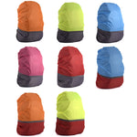 2 PCS Outdoor Mountaineering Color Matching Luminous Backpack Rain Cover, S 18-30L, M 30-40L, L 45-55L, XL 58-70L