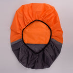 2 PCS Outdoor Mountaineering Color Matching Luminous Backpack Rain Cover, S 18-30L, M 30-40L, L 45-55L, XL 58-70L