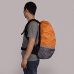 2 PCS Outdoor Mountaineering Color Matching Luminous Backpack Rain Cover, S 18-30L, M 30-40L, L 45-55L, XL 58-70L