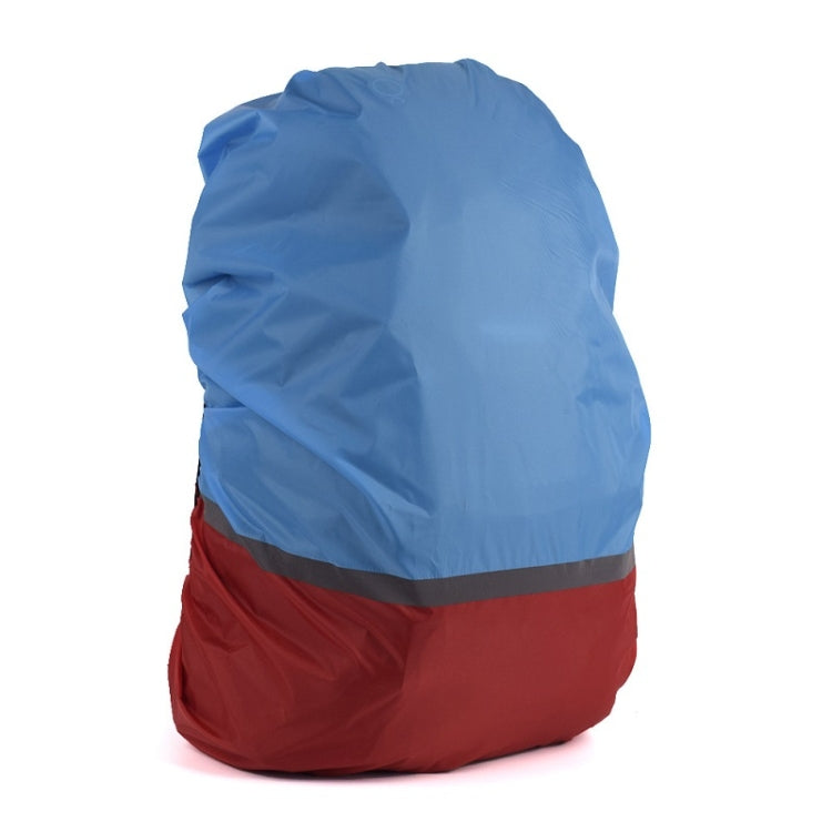 2 PCS Outdoor Mountaineering Color Matching Luminous Backpack Rain Cover, S 18-30L, M 30-40L, L 45-55L, XL 58-70L