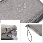 Baona BN-C003 Mobile Hard Disk Protection Cover Portable Storage Hard Disk Bag, Double-layer (Gray), Double-layer (Black), Single-layer (Gray), Single-layer (Black)