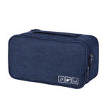 Travel Waterproof Storage Bag Underwear Storage Finishing Bag, Black, Gray, Violet, Wine Red, Sky Blue, Navy