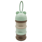 3 Layer Frog Style Portable Baby Food Storage Box Cartoon Milk Powder Box, Blue, Green, Purple