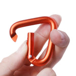 2PCS Triangle Carabiner Outdoor Camping Hiking Keychain Snap Clip Hook Kettle Buckle Carabiner Accessories