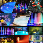 15 LEDs RF Remote Control Diving Light Magnetic Waterproof Pool Lamp, Spec:, 1 PC + 1 RC, 2 PCS + 1 RC, 2 PCS + 2 x RC