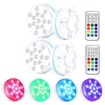 15 LEDs RF Remote Control Diving Light Magnetic Waterproof Pool Lamp, Spec:, 1 PC + 1 RC, 2 PCS + 1 RC, 2 PCS + 2 x RC