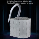 Car Toilet Integrated Portable Folding Toilet Self-Driving Tour Outdoor Camping Toilet, Car Toilet(Sky Blue), Car Toilet(Light Gray), Car Toilet(Black)