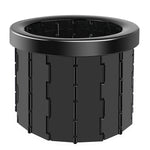 Folding Toilet Travel Car Toilet With Cover Indoor Portable Emergency Camping Toilet, Folding Toilet(Black), Folding Toilet(Grey)