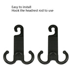 2 Pairs Car Chair Back Tough Invisible Car Hook Portable Installation Does Not Hurt Car Hook, 2 Pairs Car Hook