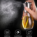Stainless Steel Glass Bottle Barbecue Cooking Seasoning Oil Pot Sprayer Oil Injection Kettle Oil Spray Bottle, Oil Spray Bottle