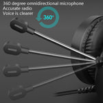 Smailwolf AK3 Headset Game Headphones Wired Luminous Desktop Computer Headset, Style:, 3.5mm Double Plug Black, USB Single-plug Black