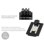 Helmet Base Adapter Fixed Mount Hunting CS NVG Bracket for GoPro HERO9 Black /HERO8 Black /7 /6 /5 /5 Session /4 Session /4 /3+ /3 /2 /1, DJI Osmo Action, Xiaoyi And Other Action Cameras, Upgraded Version, Classic Version