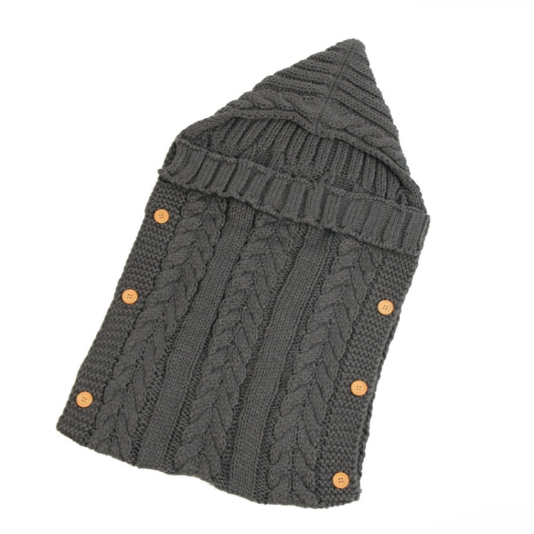 Zzsd0002 Autumn / Winter Baby Knitted Woolen Button Sleeping Bag Photography Blanket Stroller Sleeping Bag, Zzsd0002 Dark Gray, Zzsd0002 Black, Zzsd0002 Beige, Zzsd0002 Sapphire, Zzsd0002 Cream White, Zzsd0002 Big Red