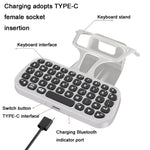 DOBE TP5-0556 Bluetooth Keyboard Wireless Gamepad With Headphone Jack For PS5, TP5-0556 Bluetooth Keyboard