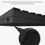 LEAVEN K28 61 Keys Gaming Office Computer RGB Wireless Bluetooth + Wired Dual Mode Mechanical Keyboard, Cabel Length:1.5m, Green Axis (White), Green Axis (Blue), Green Axis (Pink), Red Axis (White), Red Axis (Blue), Red Axis (Pink), Tea Axis (White)   ...