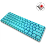LEAVEN K28 61 Keys Gaming Office Computer RGB Wireless Bluetooth + Wired Dual Mode Mechanical Keyboard, Cabel Length:1.5m, Green Axis (White), Green Axis (Blue), Green Axis (Pink), Red Axis (White), Red Axis (Blue), Red Axis (Pink), Tea Axis (White)   ...