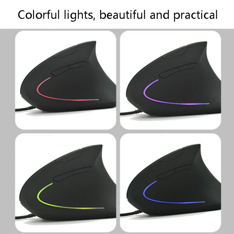 JSY-5 6 Keys Laser USB Wired Mouse Optical Upright Mouse